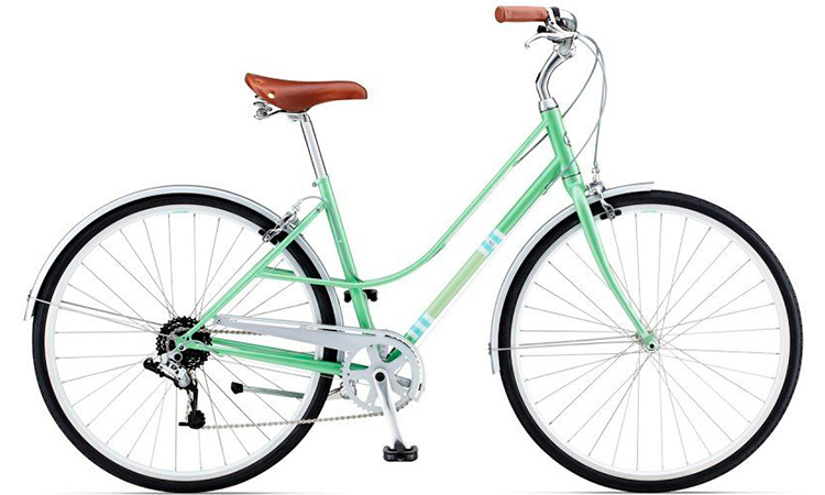Фотографія Велосипед Giant Via 2 W 28" (2014) 2014 Зелений
